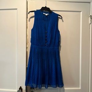 Blue DVF Dress